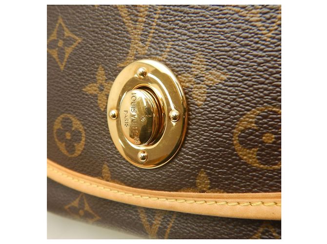 Borsa a tracolla Louis Vuitton Monogram Tulum PM Marrone Monogramma - vista 12