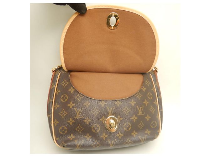 Borsa a tracolla Louis Vuitton Monogram Tulum PM Marrone Monogramma - vista 4