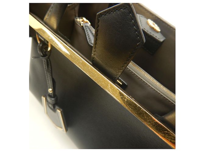 Borsa Fendi Petite 2Jours Nero - vista 16
