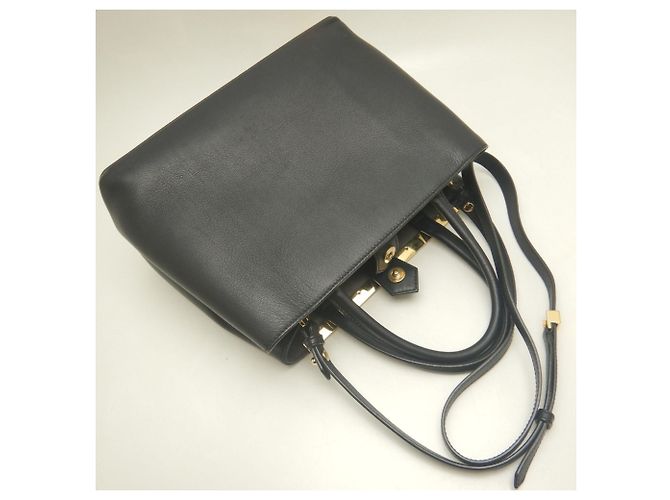 Borsa Fendi Petite 2Jours Nero - vista 3