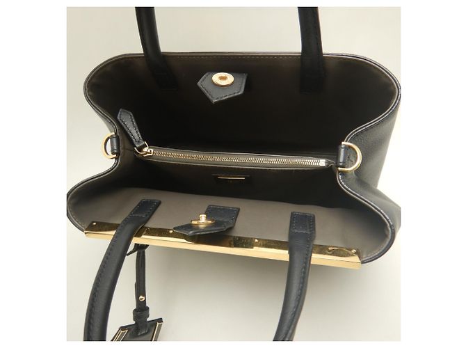 Borsa Fendi Petite 2Jours Nero - vista 4