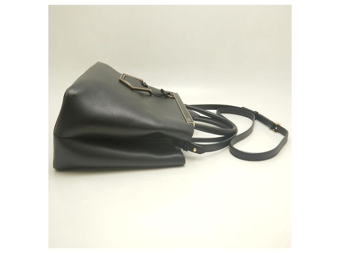Borsa Fendi Petite 2Jours Nero - vista 6