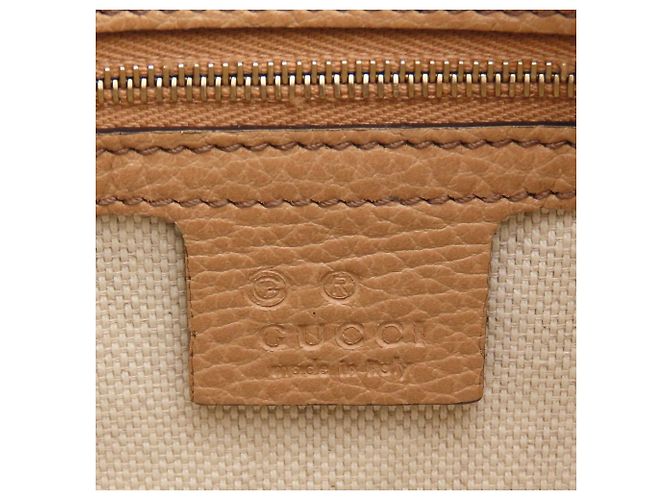 Soho Borsa a mano Gucci in pelle beige - vista 8
