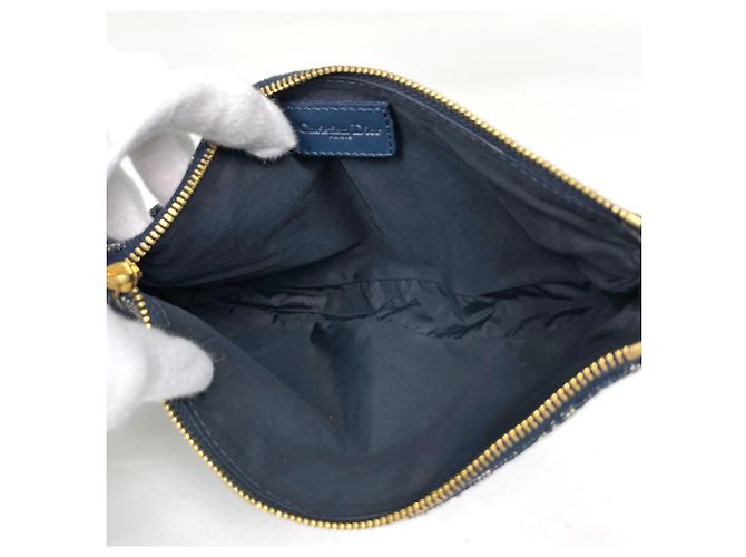 Christian Dior Saddle Bag Navy Marineblau - Ansicht 7