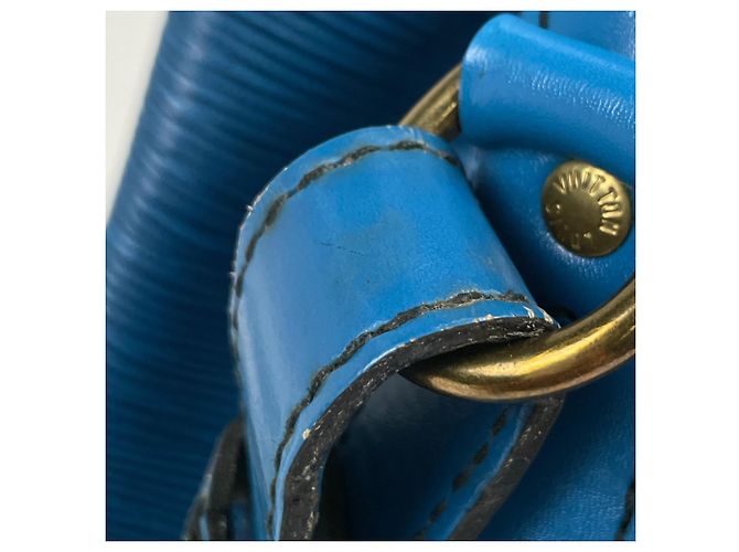 Borsa a tracolla Louis Vuitton Noe Blu - vista 7