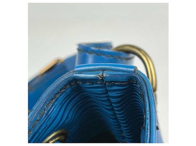 Borsa a tracolla Louis Vuitton Noe Blu - vista 8