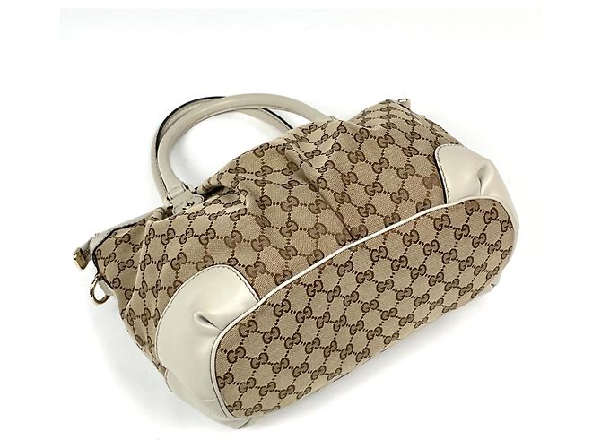 Gucci Beige GG Canvas Handbag - view 2