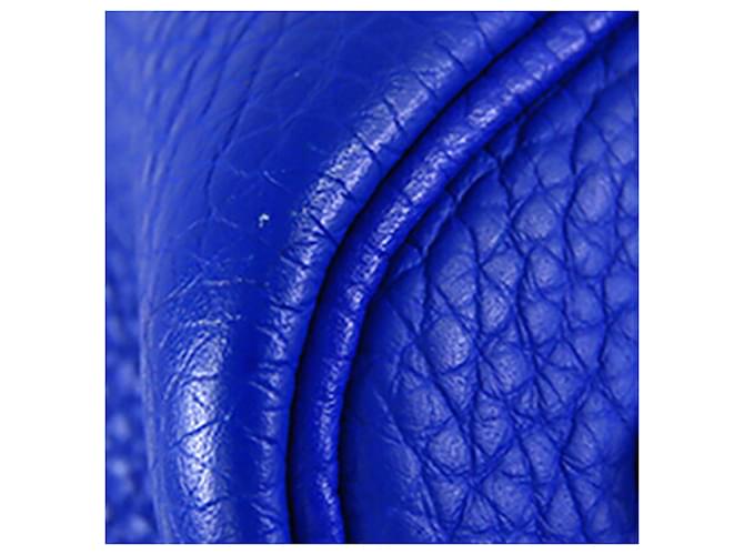 Hermès Blue Clemence Picotin Lock 22 Blu scuro - vista 10