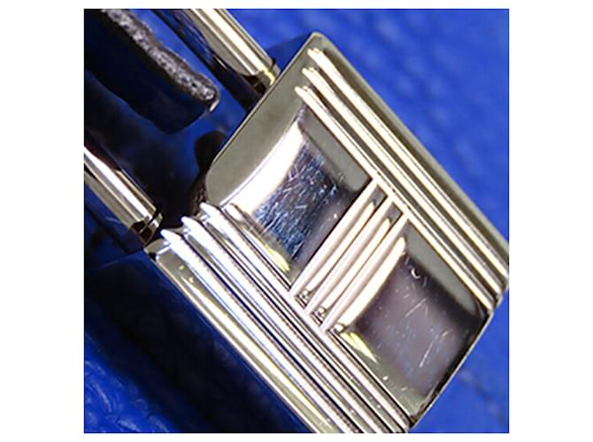 Hermès Blue Clemence Picotin Lock 22 Blu scuro - vista 7