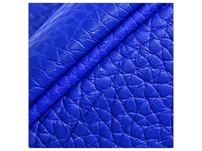 Hermès Blue Clemence Picotin Lock 22 Blu scuro - vista 8