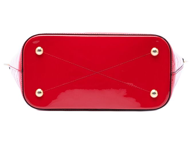 Louis Vuitton Red Monogram Vernis Montebello MM - view 3