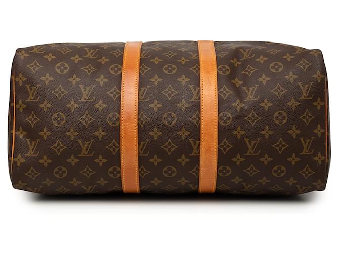 Louis Vuitton Brown Monogram Keepall 45 Marrone - vista 3