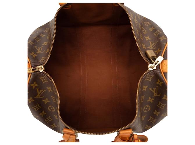 Louis Vuitton Brown Monogram Keepall 45 Marrone - vista 4
