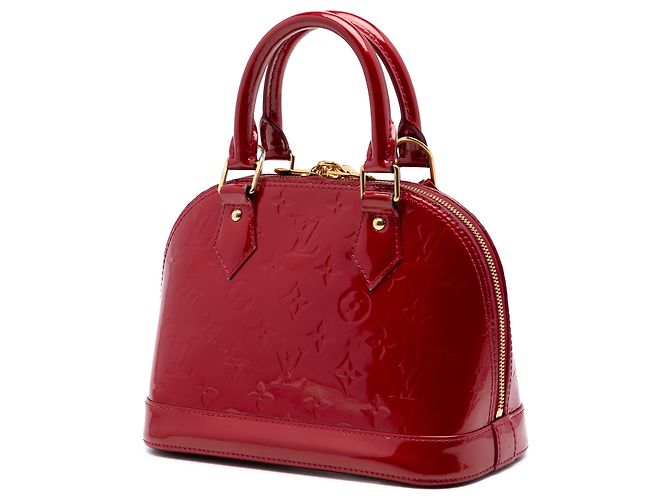 Louis Vuitton Red Monogram Vernis Alma BB Rouge - vue 2