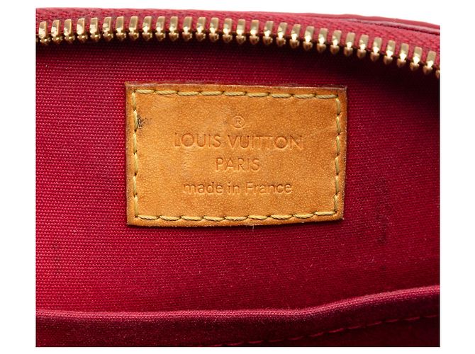 Louis Vuitton Red Monogram Vernis Alma BB Rouge - vue 5