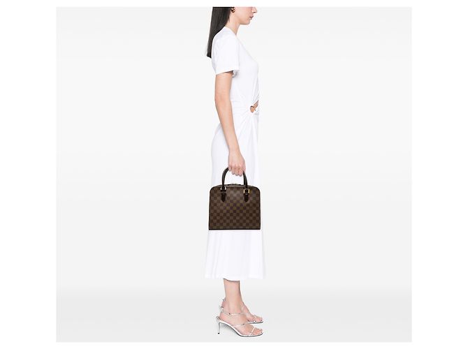 Louis Vuitton Brown Damier Ebene Triana Braun - Ansicht 6