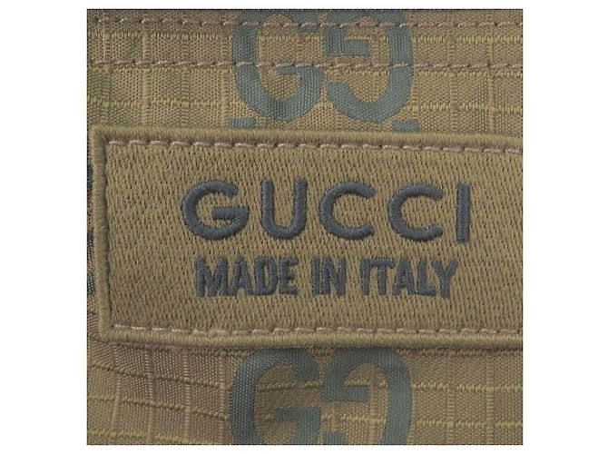 Bolso cinturón Gucci de nailon ripstop GG marrón Castaño Caqui - vista 5