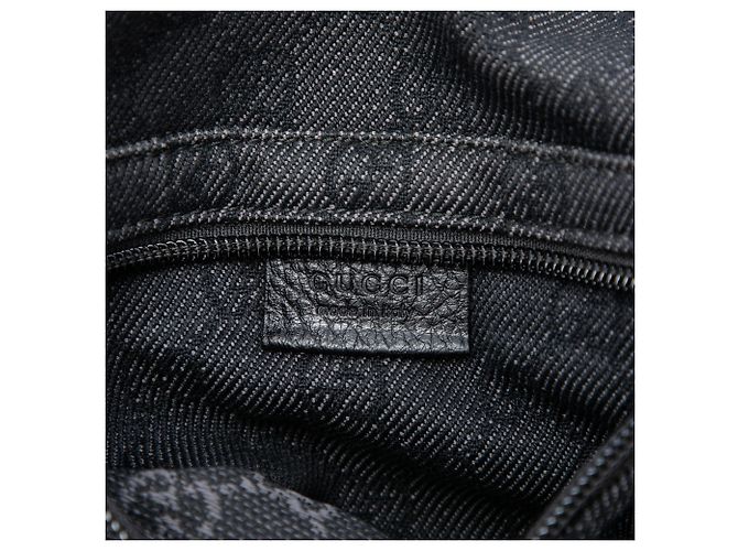 Tote Gucci in denim GG nero - vista 5