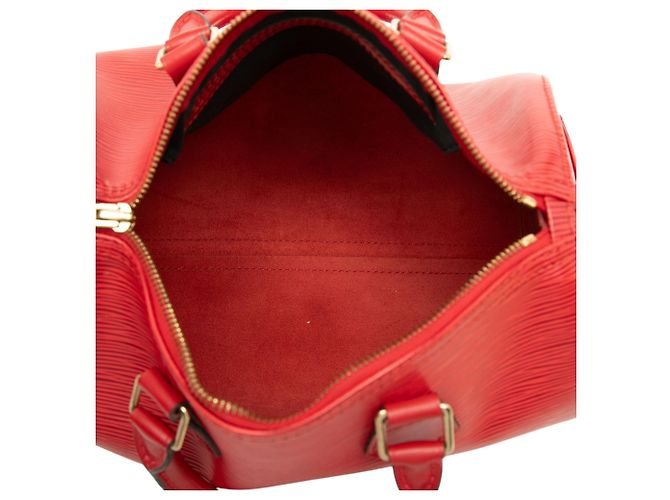 Louis Vuitton Red Epi Speedy 25 Rosso - vista 4