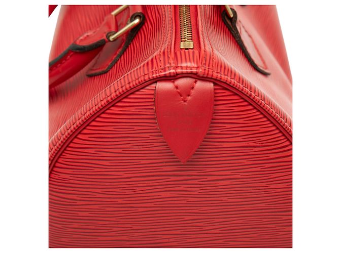 Louis Vuitton Red Epi Speedy 25 Rosso - vista 5