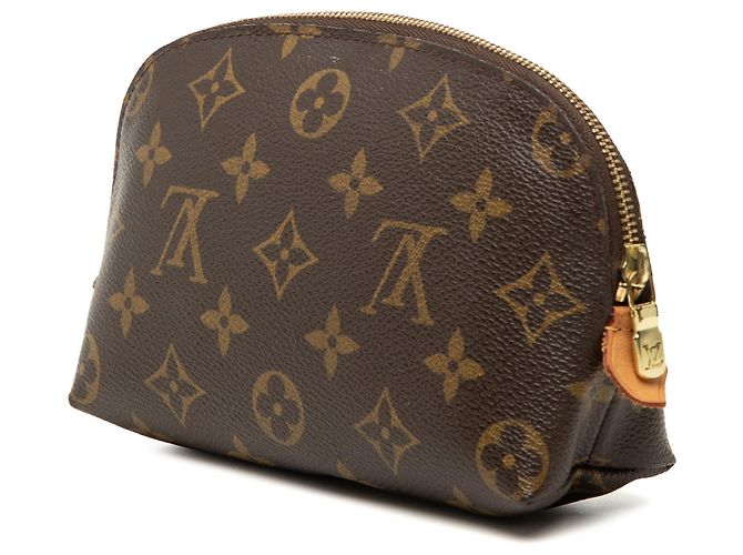Necessaire Louis Vuitton Brown Monogram Cosmetic Pouch PM Marrone - vista 2