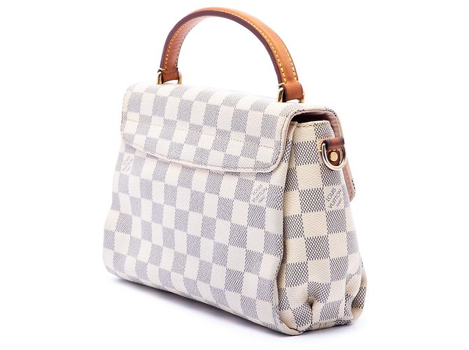 Louis Vuitton White Damier Azur Croisette Bianco - vista 2