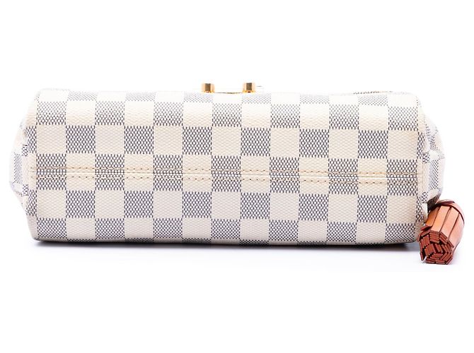 Louis Vuitton White Damier Azur Croisette Bianco - vista 3