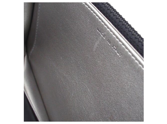 Portafoglio Chanel Black CC Embossed Lambskin Camellia Wallet On Chain Nero - vista 9