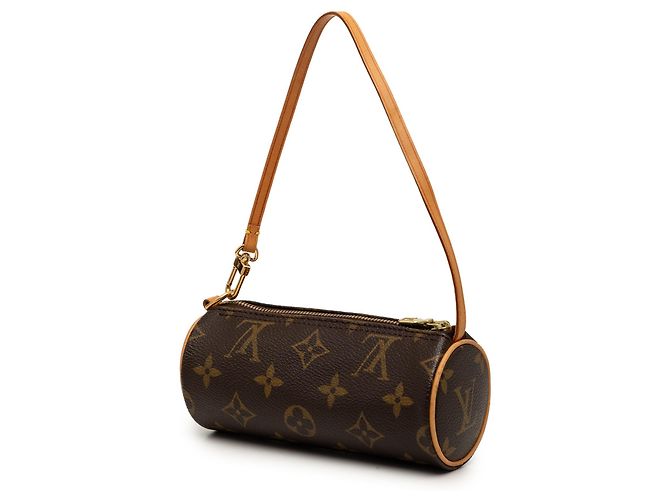 Louis Vuitton Brown Monogram Papillon Pochette Marrone - Ansicht 2