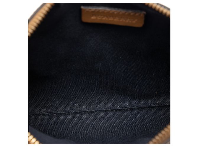 Pochette da polso Burberry in tela House Check marrone Marrone chiaro - vista 4