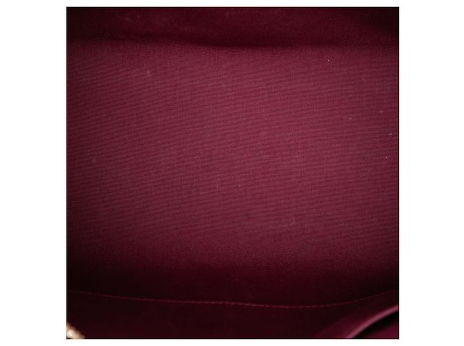 Louis Vuitton Red Monogram Vernis Brea MM Rouge Bordeaux - vue 4