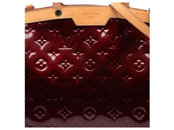 Louis Vuitton Red Monogram Vernis Brea MM Rouge Bordeaux - vue 6