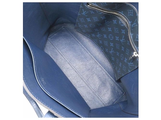 Borsa Cabas Voyage Louis Vuitton Blu navy - vista 7