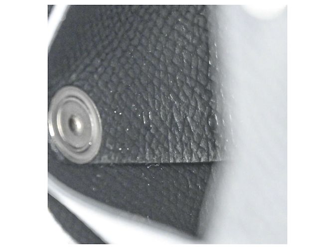 Hermès HERMES Bastia Veau Epsom Leather Coin Case Wallet Negro - vista 9