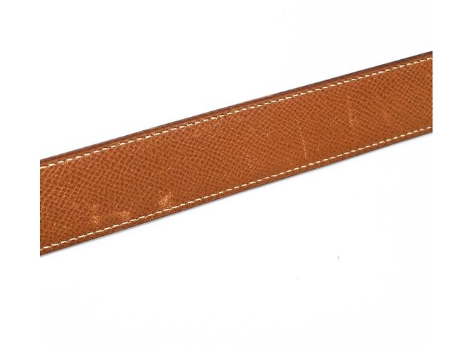 Hermès Cinto Hermes Constance Touareg H-Belt Marrom Preto Prata - vista 13