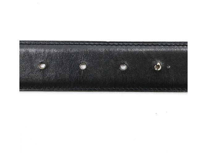 Hermès Cinto Hermes Constance Touareg H-Belt Marrom Preto Prata - vista 14