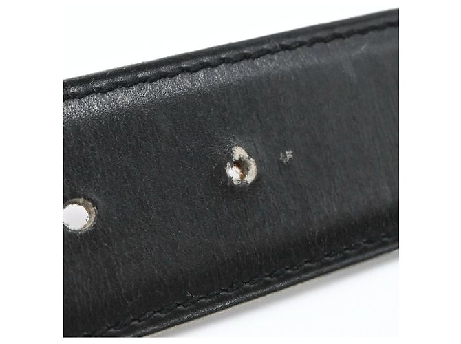 Hermès Cinto Hermes Constance Touareg H-Belt Marrom Preto Prata - vista 16
