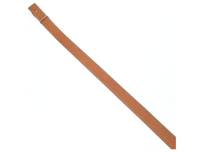 Hermès Cinto Hermes Constance Touareg H-Belt Marrom Preto Prata - vista 9