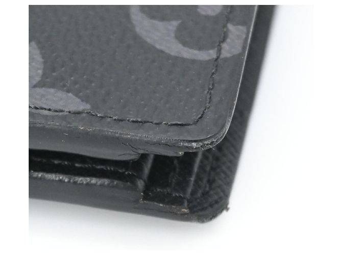 Louis Vuitton Monogram Portefeuille Multiple Bi-fold Wallet Nero Monogramma - vista 14