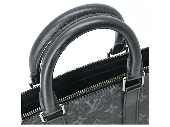 Louis Vuitton Monogram Eclipse Sac Plat Cross Tote Nero Monogramma - vista 20