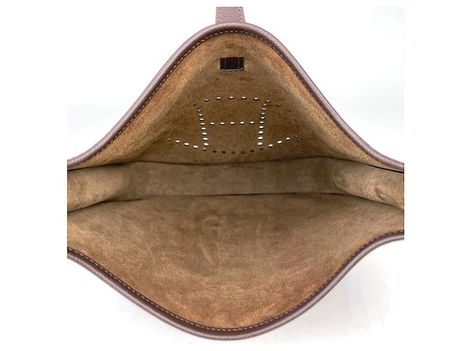 Hermès Borsa a tracolla Hermes Evelyne 2 PM Cioccolato - vista 10
