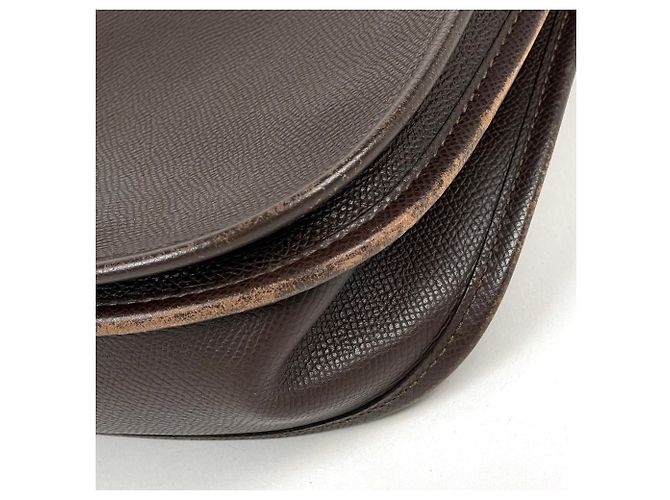 Hermès Borsa a tracolla Hermes Evelyne 2 PM Cioccolato - vista 3