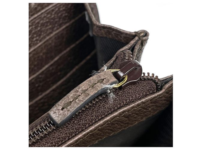 Gucci Long Wallet in GG Pattern Red Beige Green - view 8