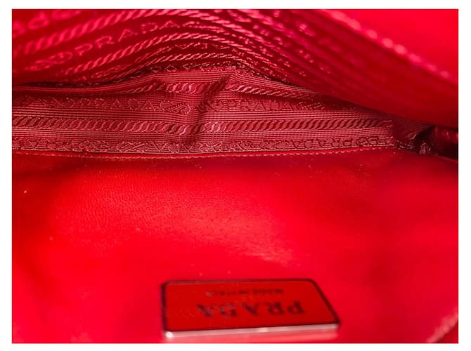 Borsa a tracolla Prada Spectrum in rosso - vista 11