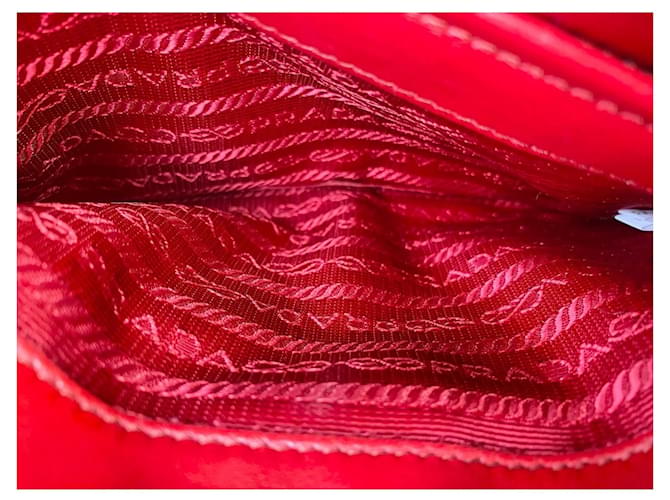 Borsa a tracolla Prada Spectrum in rosso - vista 12