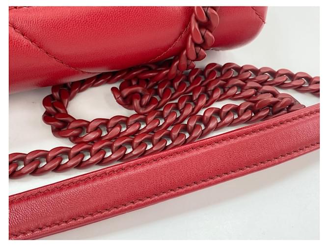 Borsa a tracolla Prada Spectrum in rosso - vista 8