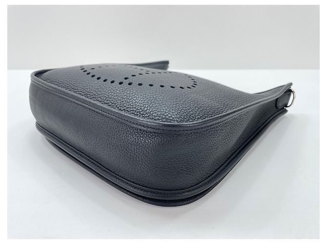 Hermès Borsa a tracolla Hermes Evelyne 3 Nero - vista 7