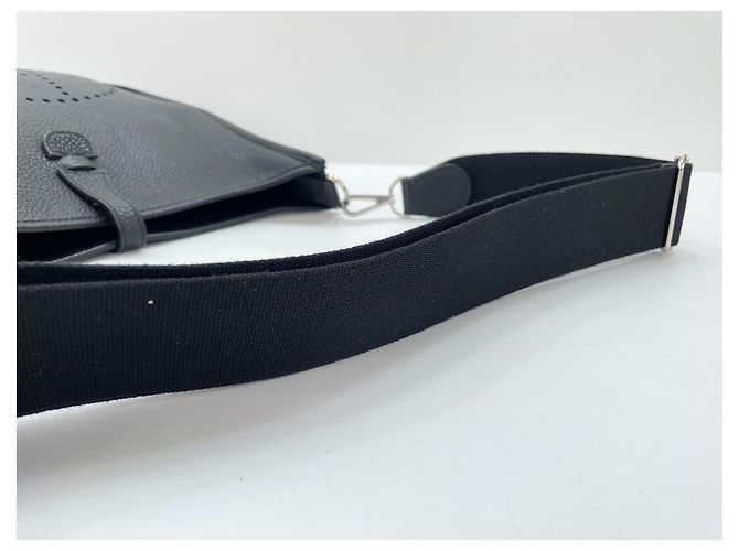 Hermès Borsa a tracolla Hermes Evelyne 3 Nero - vista 8