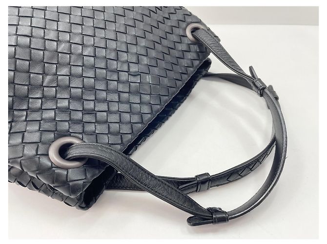 Borsa a mano Garda Back Bottega Veneta in nero - vista 8