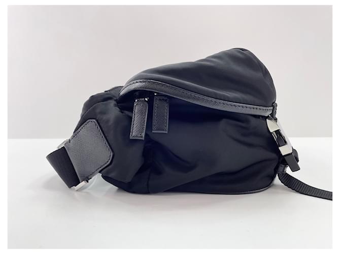 Borsa a tracolla Prada Re-Nylon Nero - vista 5